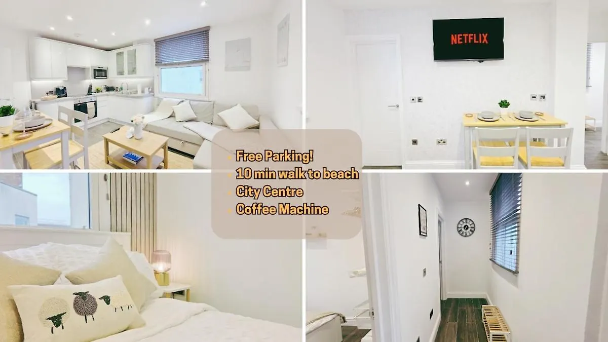 Apartment Cosy 1 Bed Home, City Centre, Free Parking, Long & Short Stays Brighton
